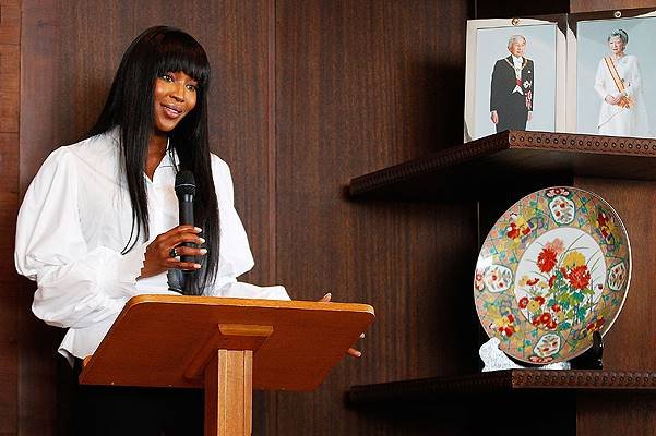 Naomi Campbell Attends Japanese Tea Ceremony In Sydney