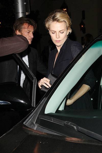 Charlize Theron and Sean Penn leaving a restaurant together after a charity dinner Featuring: Sean Penn,Charlize Theron Where: Beverly Hills, California, United States When: 12 Feb 2014 Credit: FayesVision/WENN.com