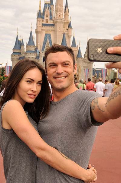 Megan Fox And Brian Austin Green Visit Disney World