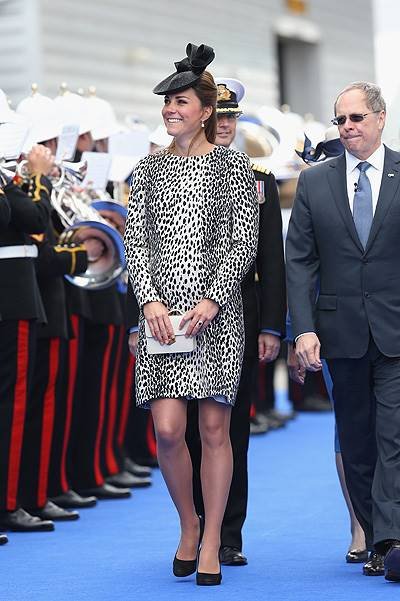 The Duchess Of Cambridge Attends Princess Cruises Ship Naming Ceremony