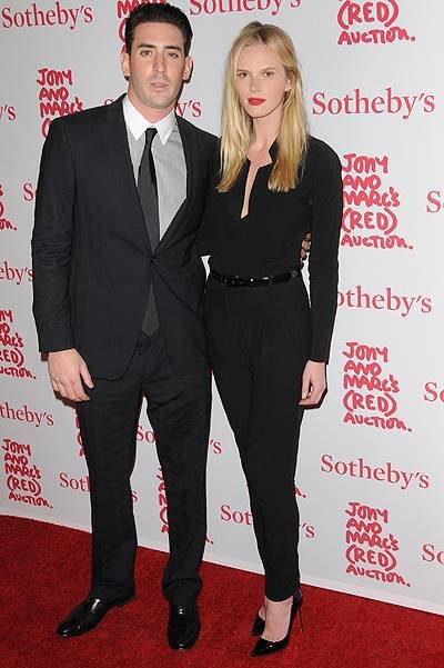Jony And Marc's (RED) Auction - Red Carpet Arrivals at Sotheby's Featuring: Matt Harvey,Anne Vyalitsyna Where: Manhattan, New York, United States When: 24 Nov 2013 Credit: Ivan Nikolov/WENN.com