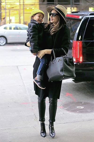 EXCLUSIVE: Miranda Kerr and Flynn seen out and about in NYC