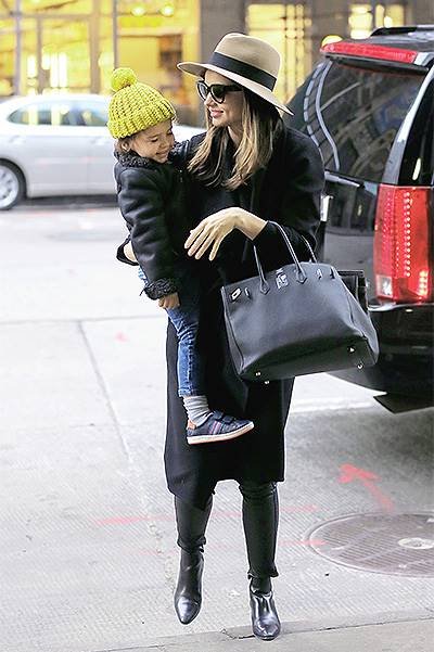 Miranda Kerr and son Flynn out about about in NYC