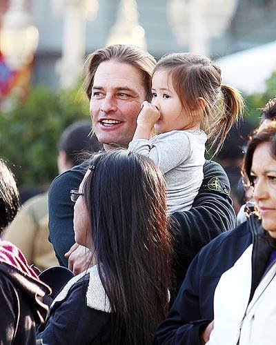 EXCLUSIVE: Josh Holloway and family at Disneyland, CA (Part 2)