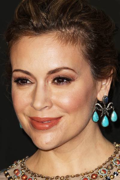 Alyssa Milano arrives at the Audi Golden Globe Awards 2014 Cocktail Party