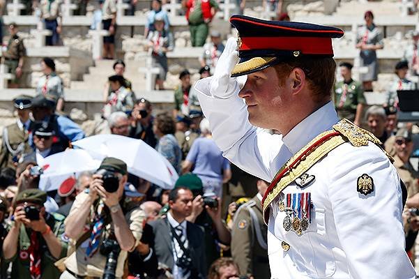 Prince Harry Visits Italy