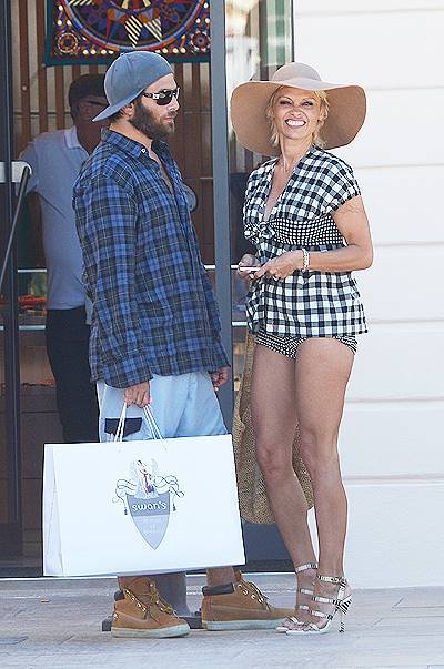 Apart from 67th Cannes Film Festival - Pamela Anderson and Rick Salomon are seen in Cannes