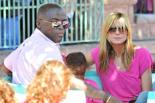 Heidi Klum and Seal make time together for their kids as they spend the day at Disneyland