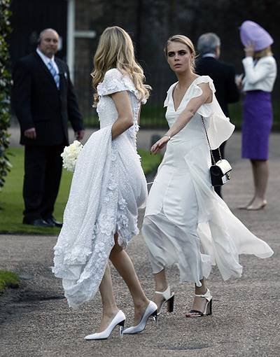 Celebrity Sightings At The Wedding Of Poppy Delevingne And James Cook In London - May 16, 2014