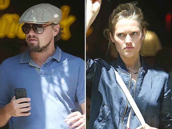 EXCLUSIVE: Leonardo DiCaprio and model girlfriend Anne Vyalitsyna go shopping at Will Leather Goods in SoHo, New York City