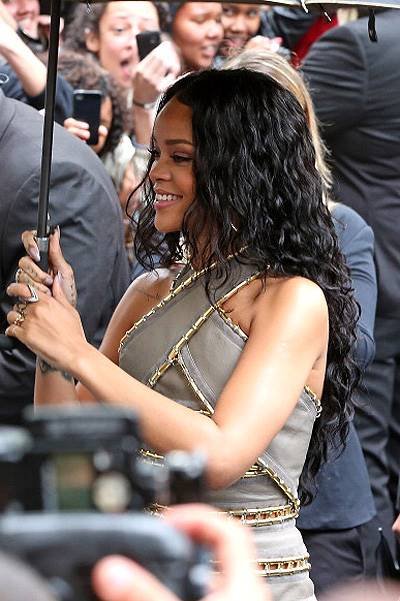 'Rogue by Rihanna' Launch At Sephora Champs Elysees International Flagship Store : Outside Arrivals