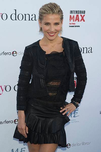 Actress Elsa Pataky has attended the launch party for her yoga book in Madrid