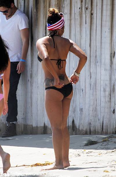 Paris Hilton hosts July 4th Beach Party in Malibu
