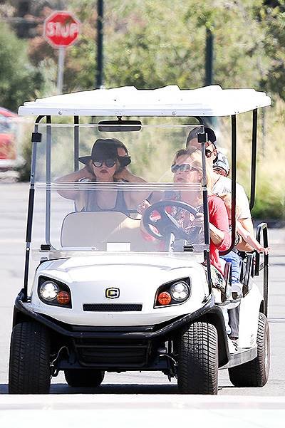 Fergie and Josh Duhamel taking their son to his very first trip to the Zoo