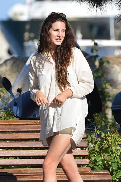 EXCLUSIVE: Lana Del Rey with her new rumoured boyfriend Francesco Carrozzini spotted looking loved up in Santa Margherita Ligure