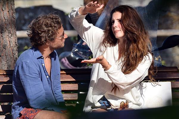 EXCLUSIVE: Lana Del Rey with her new rumoured boyfriend Francesco Carrozzini spotted looking loved up in Santa Margherita Ligure