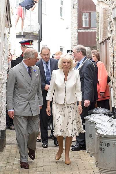 Prince Charles And Camilla Visit Cornwall