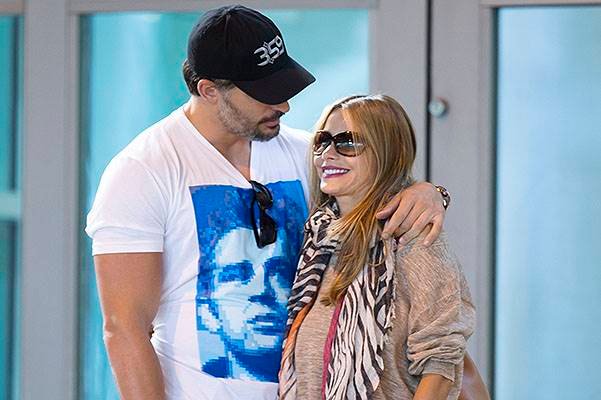 Sofia Vergara and her new boyfriend Joe Manganiello arrive in Miami, Florida for their first vacation together