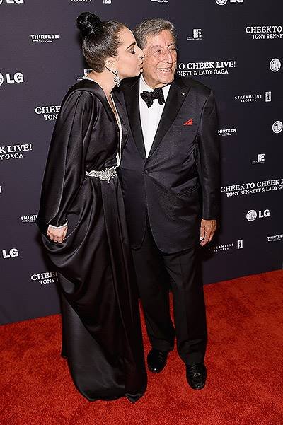 Tony Bennett and Lady Gaga "Cheek To Cheek" Taping - Red Carpet