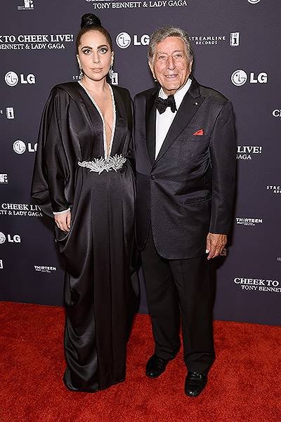 Tony Bennett and Lady Gaga "Cheek To Cheek" Taping - Red Carpet