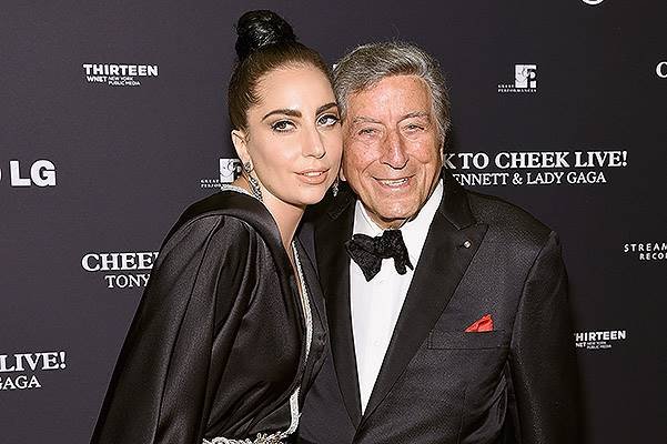 Tony Bennett and Lady Gaga "Cheek To Cheek" Taping - Red Carpet