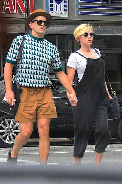 Scarlett Johansson and Romain Dauriac hold hands while out in New York City