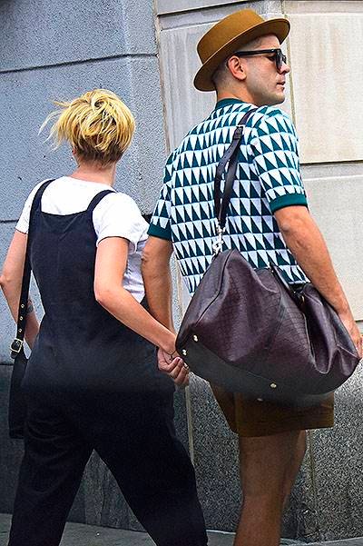 Scarlett Johansson and Romain Dauriac hold hands while out in New York City