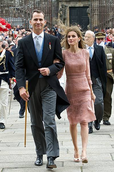 Spanish Royals Visit Santiago de Compostela on the Anniversary of the Train Accident