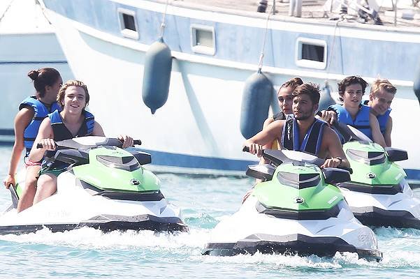 Lourdes and Rocco jet ski!