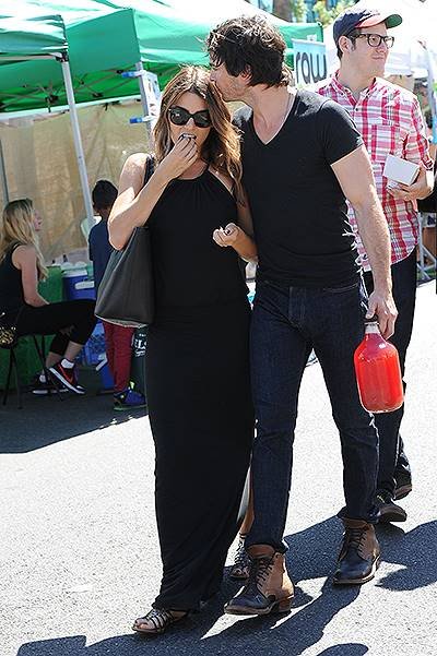 Nikki Reed and Ian Somerhalder at the Farmers Market Featuring: Nikki Reed,Ian Somerhalder Where: Los Angeles, California, United States When: 17 Aug 2014 Credit: WENN.com