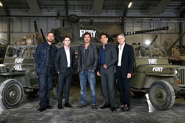 "Fury" Photo Call At The Tank Museum In Bovington, England