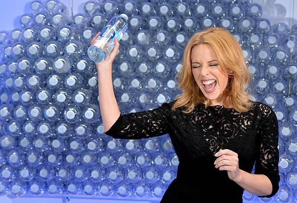 Kylie Minogue Launches Glaceau Smartwater