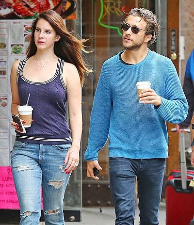 EXCLUSIVE: Lana Del Rey and her boyfriend Francesco Carrozzini spotted out and about today in NYC