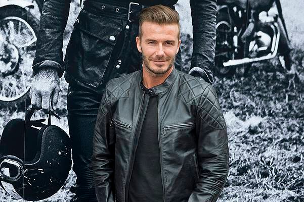 David Beckham at the Belstaff Off Road book launch party in NYC