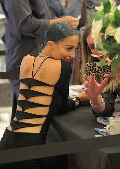 Nicole Richie does meet & greet at Bloomingdales in SoHo for her jewelry line House of Harlow
