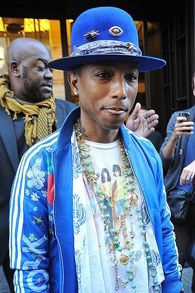 Pharrell Williams visits Les Malles Moynat and Colette stores in Paris Featuring: Pharrell Williams Where: Paris, France When: 14 Oct 2014 Credit: SIPA/WENN.com **Only available for publication in Germany**
