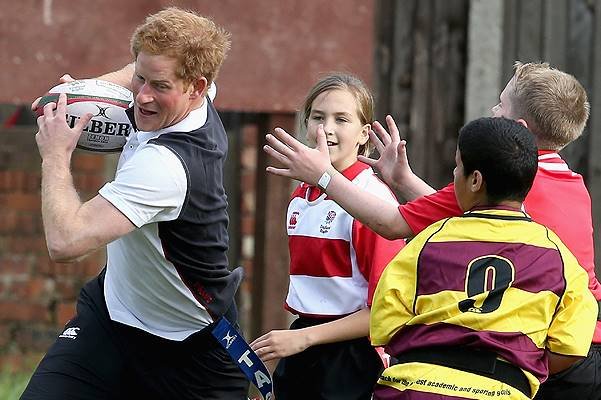 Prince Harry Visits Greater Manchester