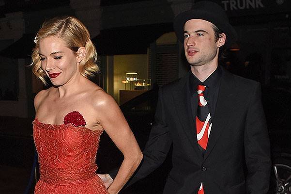 Mario Testino 60th Birthday Bash at the Chiltern Firehouse restaurant Featuring: Sienna Miller,Tom Sturridge Where: London, United Kingdom When: 29 Oct 2014 Credit: WENN.com