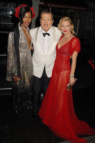 Mario Testino 60th Birthday Bash at the Chiltern Firehouse restaurant Featuring: Naomi Campbell,Mario Testino,Kate Moss Where: London, United Kingdom When: 29 Oct 2014 Credit: WENN.com