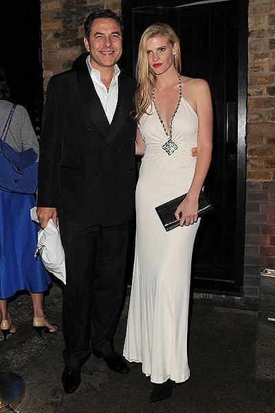 Mario Testino 60th Birthday Bash at the Chiltern Firehouse restaurant Featuring: David Walliams,Lara Stone Where: London, United Kingdom When: 29 Oct 2014 Credit: WENN.com