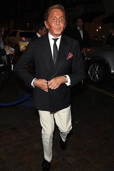 Mario Testino 60th Birthday Bash at the Chiltern Firehouse restaurant Featuring: Valentino Where: London, United Kingdom When: 29 Oct 2014 Credit: WENN.com