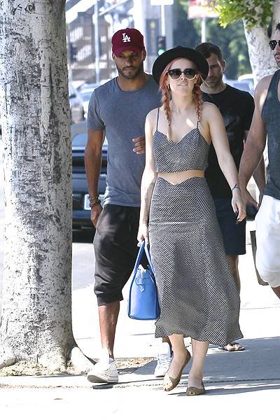 EXCLUSIVE Rumer Willis and former British soap actor Ricky Whittle have a romantic lunch together at Cafe Midi in West Hollywood. The couple were seen leaving together in the same car. Featuring: Rumer Willis,Ricky Whittle Where: Los Angeles, California,
