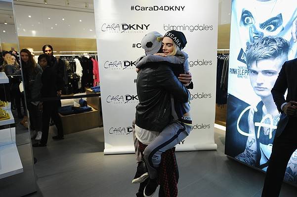 Cara Delevingne For DKNY Launch At Bloomingdale's