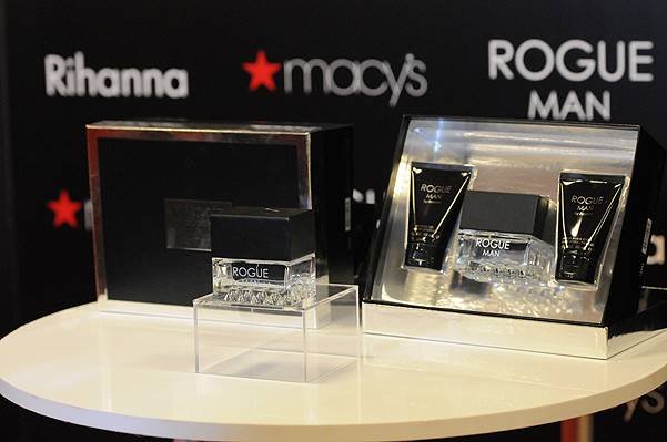 Rihanna promotes her men's fragrance at Macy's