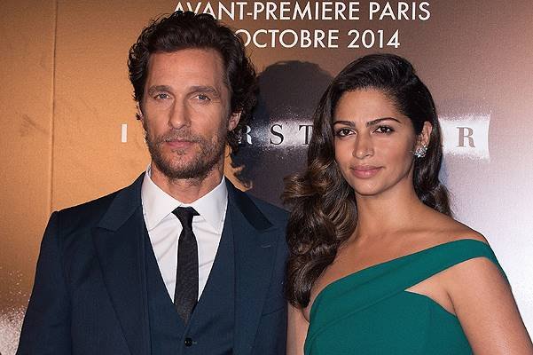 Paris premiere of 'Interstellar' at Le Grand Rex - Arrivals Featuring: Matthew McConaughey,Camilla Alves Where: Paris, France When: 31 Oct 2014 Credit: SIPA/WENN.com **Only available for publication in Germany**