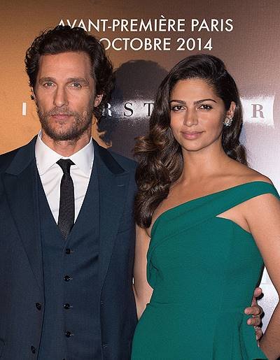 Paris premiere of 'Interstellar' at Le Grand Rex - Arrivals Featuring: Matthew McConaughey,Camilla Alves Where: Paris, France When: 31 Oct 2014 Credit: SIPA/WENN.com **Only available for publication in Germany**