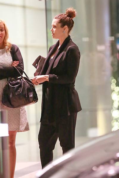 *EXCLUSIVE* A beaming Jessica Biel steps out for a meeting after news that she's pregnant **WEB EMBARGO UNTIL 11:30 AM PST 11/07/14** *MUST CALL FOR PRICING*