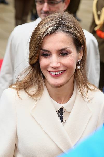 King Felipe VI Of Spain and Queen Letizia Of Spain On A One Day Visit In Luxembourg