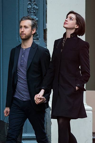 EXCLUSIVE: Anne Hathaway and Adam Shulman shopping in New York