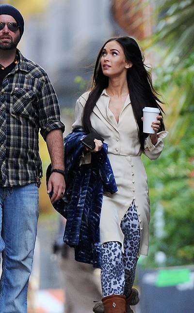 Actress Megan Fox arriving on the set of "Zeroville" filming in Los Angeles Ca. Featuring: Megan Fox Where: Los Angeles, California, United States When: 15 Nov 2014 Credit: Cousart/JFXimages/WENN.com